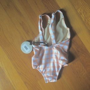 NWT Nani Roolee kids gingham swim suit 2T